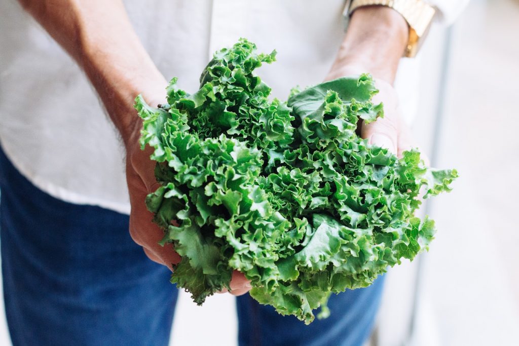 leafy green vegetables