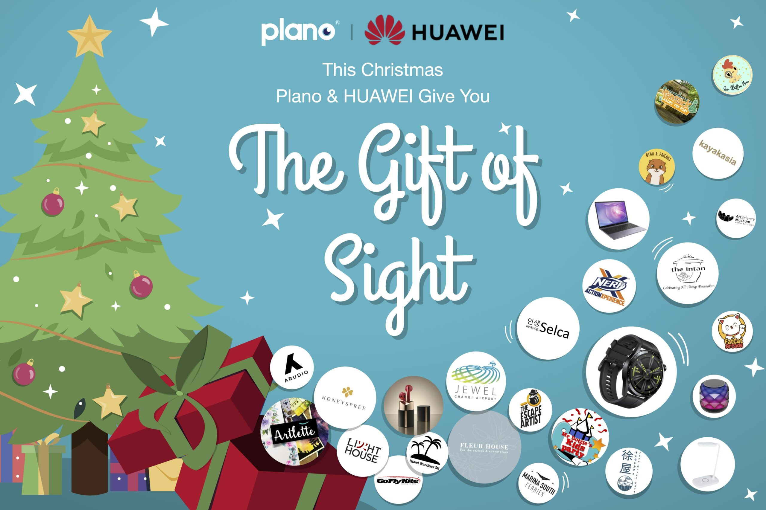 Plano and Huawei Christmas giveaway