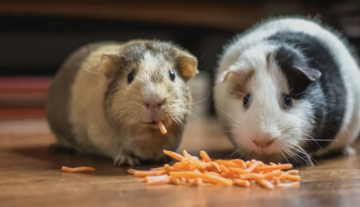 2 hamsters eating and the benefits of having a pet